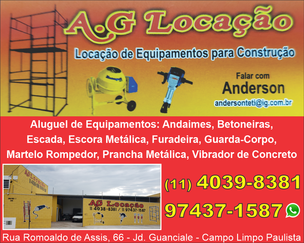 CASA DO CONSTRUTOR ALUGUEL DE EQUIPAMENTOS / LOCADORA